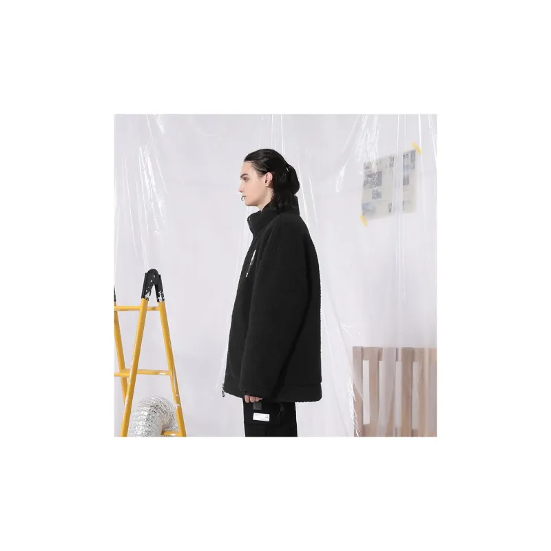 XXGOGO Stand Collar Loose Fit Long Sleeved Puffer Jacket Unisex-5
