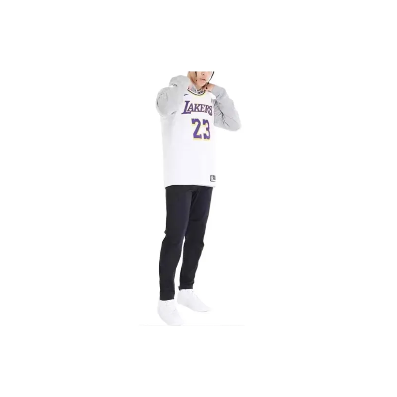 Nike Nike X NBA Basketball Jerseys Men's White-4