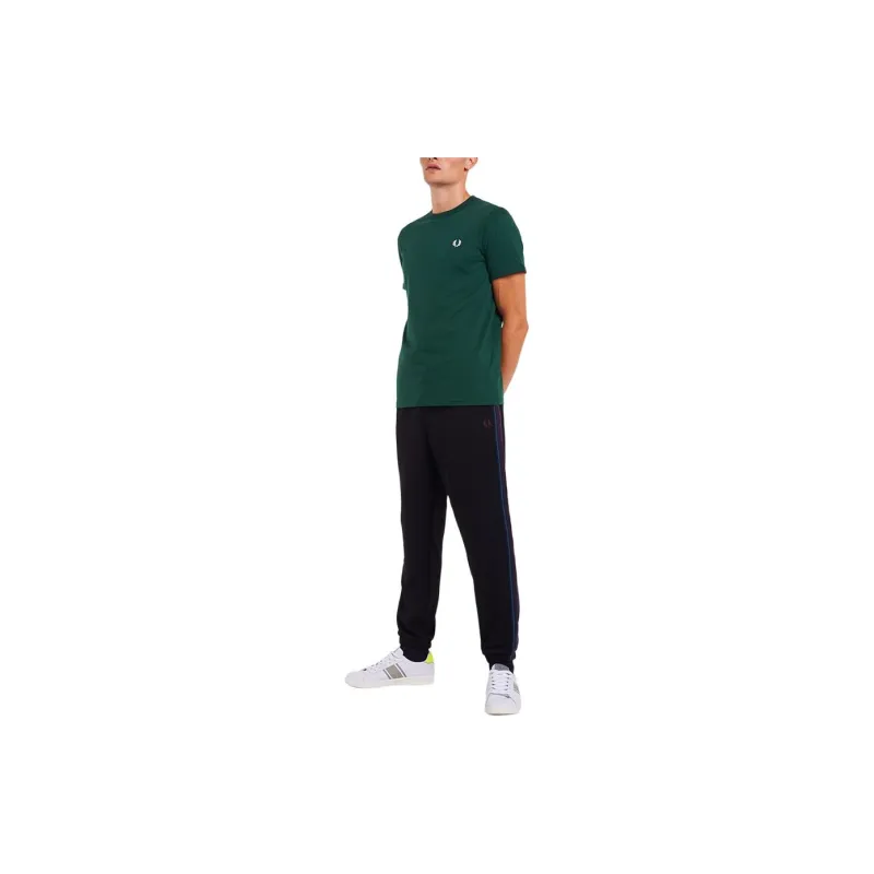 FRED PERRY Embroidered Logo Cotton T shirt-1