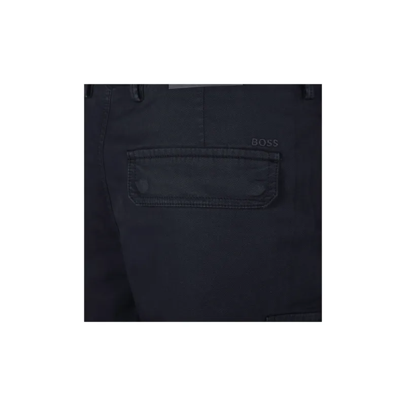 HUGO BOSS Casual Shorts Men Dark Blue-5