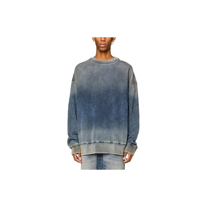 DIESEL Sweatshirts Men Blue-3