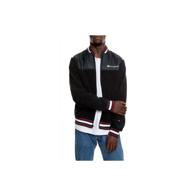 Champion Jacket US Version Unisex Black-3