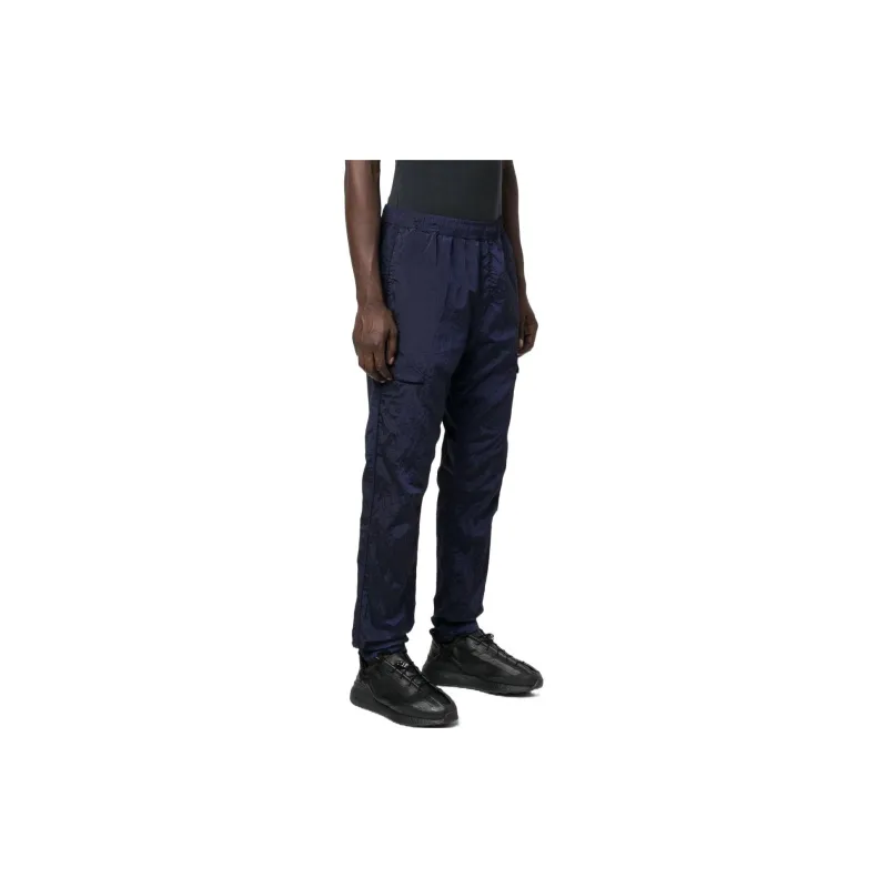 STONE ISLAND Knitted Sports Pants Men's Blue-2