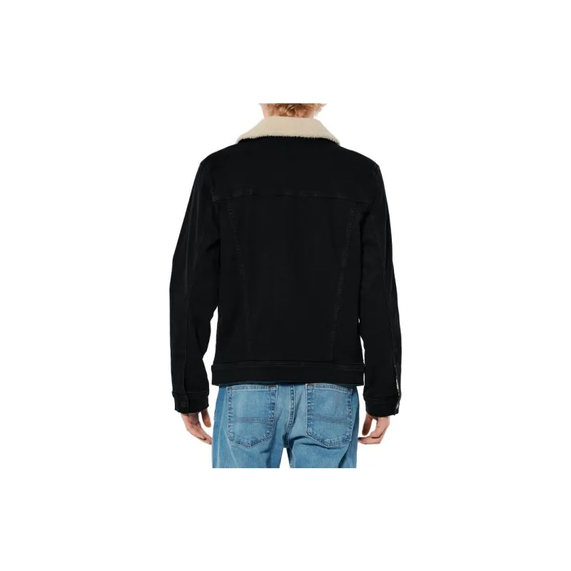Hollister Jackets Men Black-2