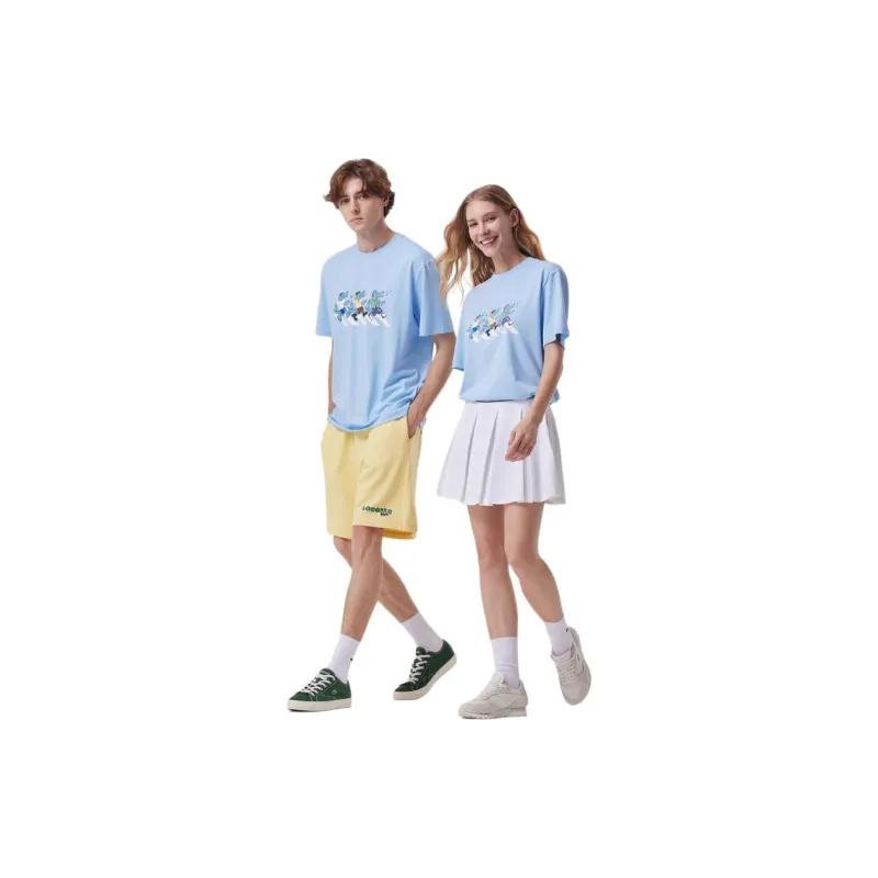 LACOSTE T Shirt Unisex Sky Blue-3