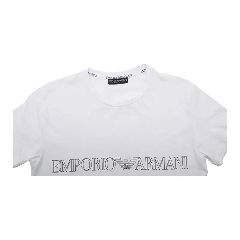 EMPORIO ARMANI Regular T Shirt Men's White-5