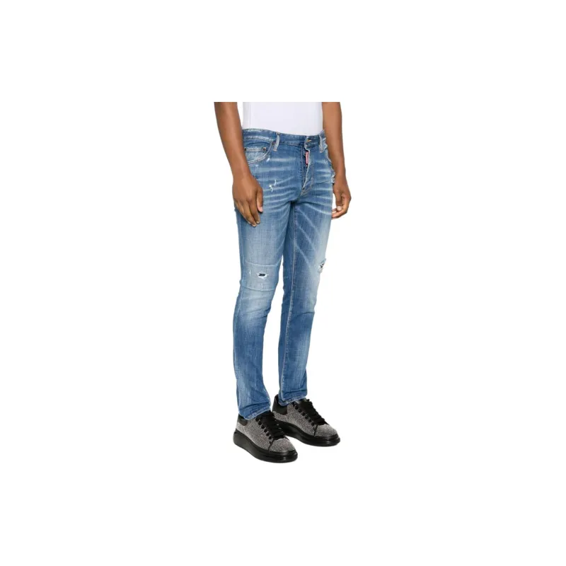 DSQUARED 2 Cool Guy Distressed Mid Rise Jeans-3