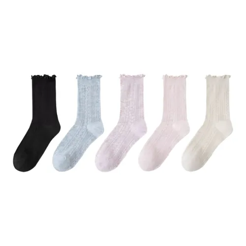 Lan Miao Women's Mid-Calf Socks