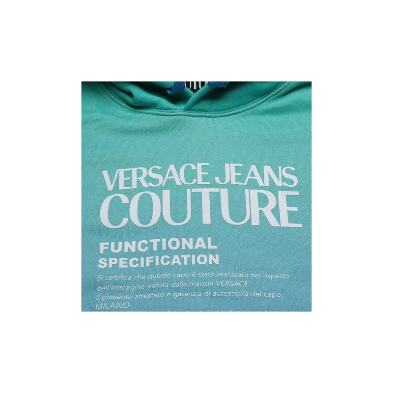 VERSACE JEANS COUTURE Sweatshirts Men Green Gradient-6