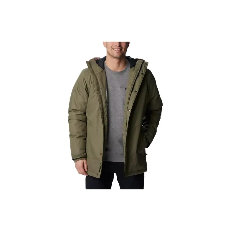 Columbia Leif Trail Jackets Men Stone Green-1