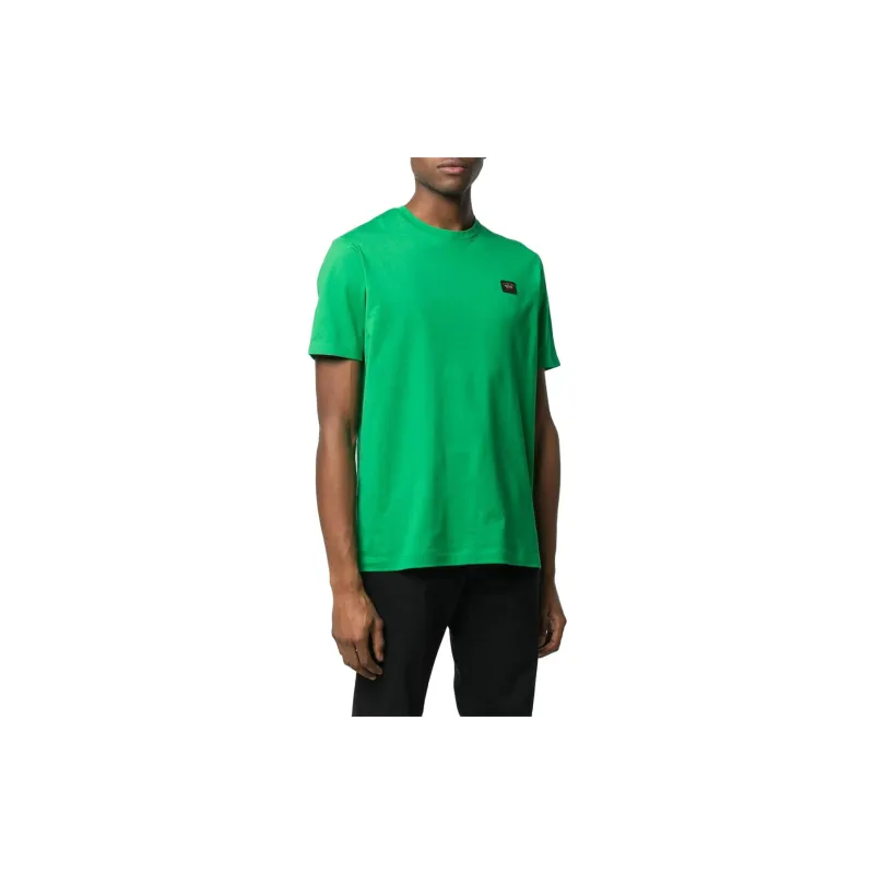 Paul & Shark Logo patch Crew Neck T shirt-4