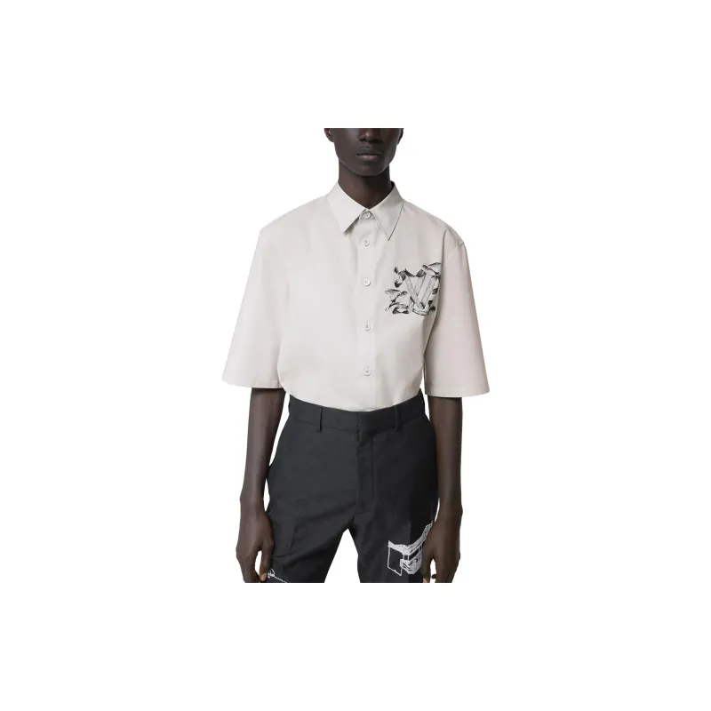 LOUIS VUITTON FW23 Shirt Men's White-3