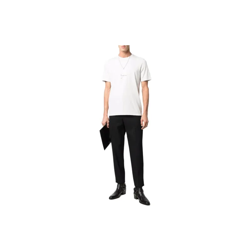 SAINT LAURENT T Shirt Men's White-4