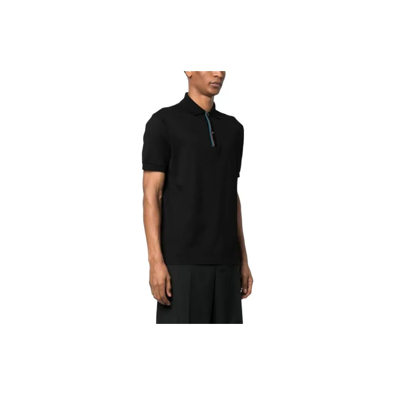 Paul Smith Rainbow stripe Cotton Polo Shirt-2