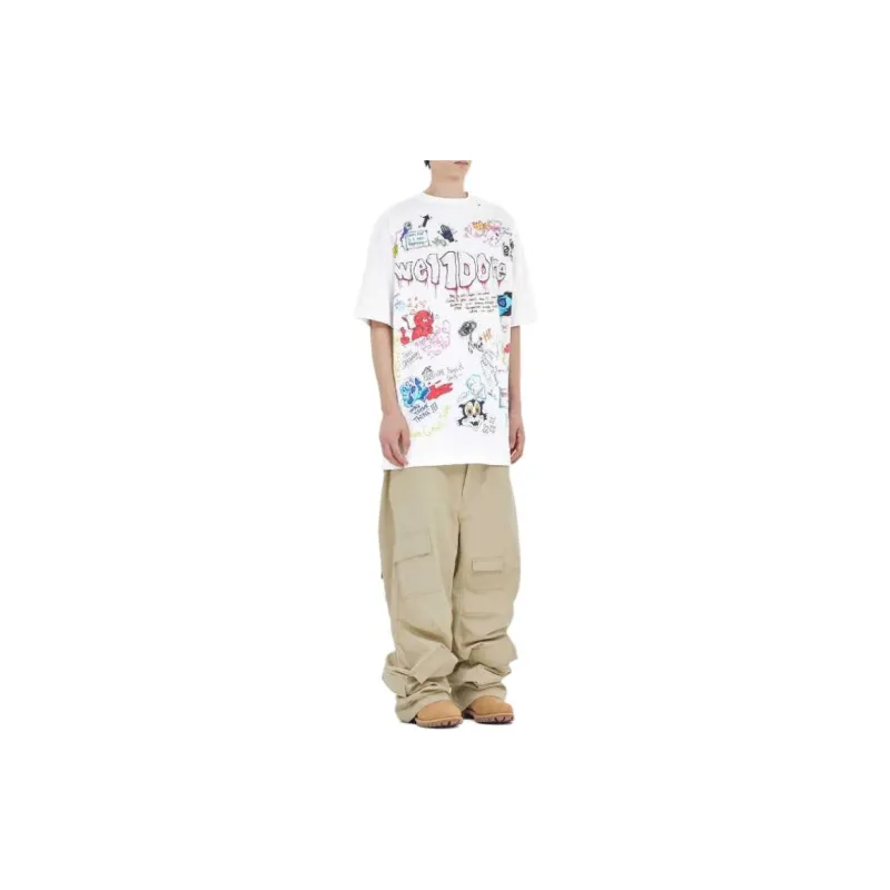 WE11DONE Graphic print Cotton T shirt-3