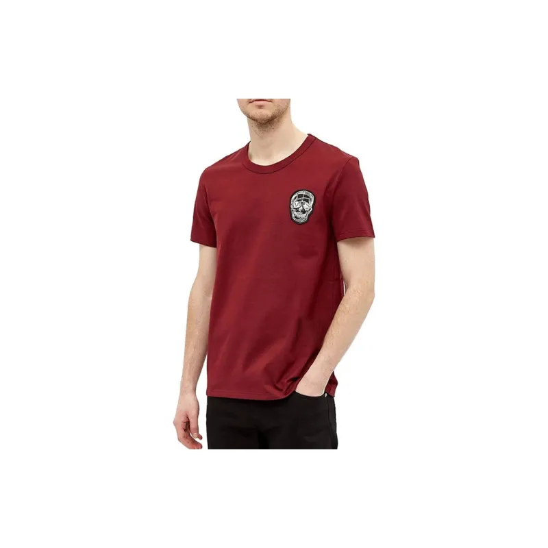 Alexander McQueen T Shirts Men Red-1