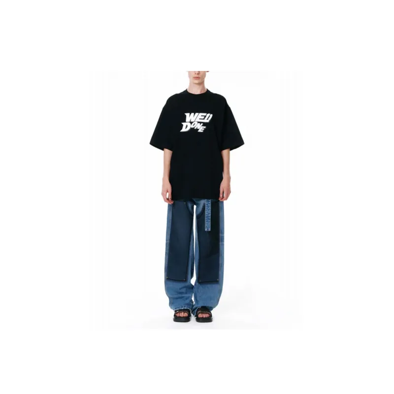 WE11DONE T Shirts Unisex Black-1