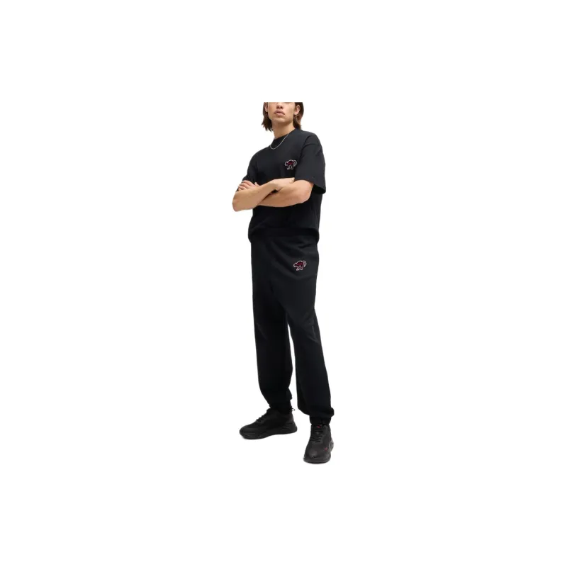 HUGO BOSS Knitted Sweatpants Men's Black-1