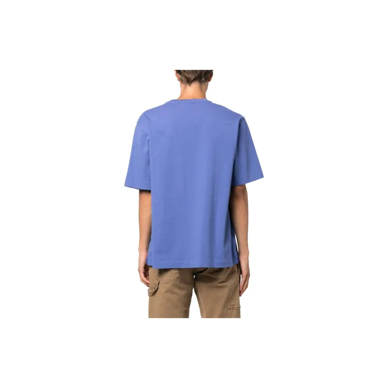 Maison Kitsune T Shirts Men Purple-2