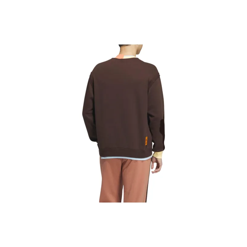 Melting Sadness X Adidas Originals Melting Sadness Sweatshirts Unisex Dark Brown-5