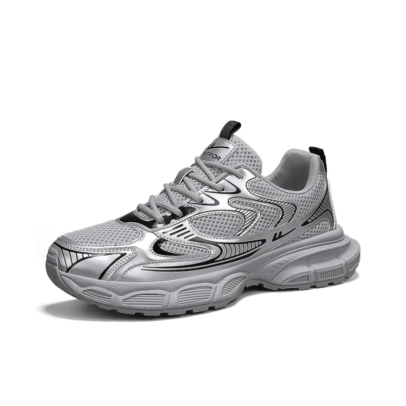 Warrior Abrasion Resistant Height Increasing Low Top Casual Running Shoes Men's-8