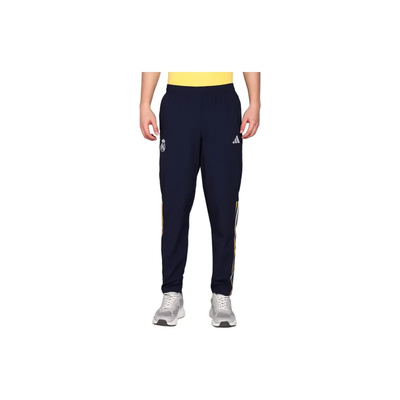 Adidas Real Madrid Knitted Sweatpants Men Ink Blue-2