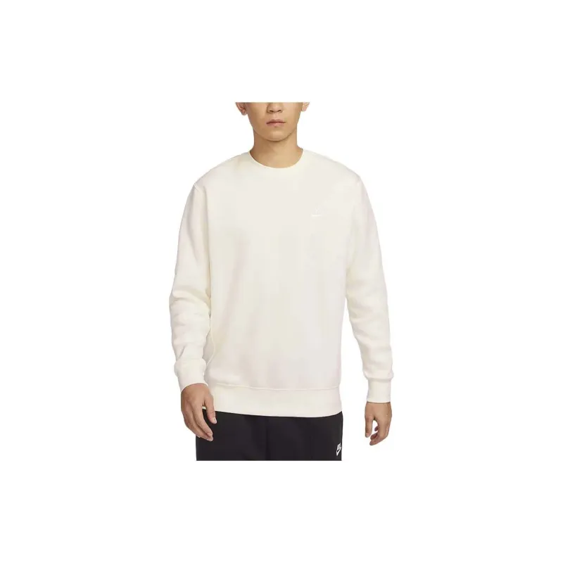 Nike Sportswear Club Fleece Sweatshirt Men's Sail White-2
