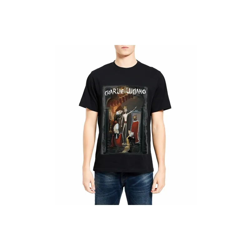 Charlie Luciano T Shirt Unisex Black-3