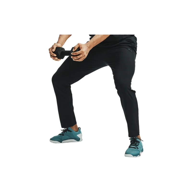 Under Armour Woven Collection Knitted Sports Pants Men's Black-4