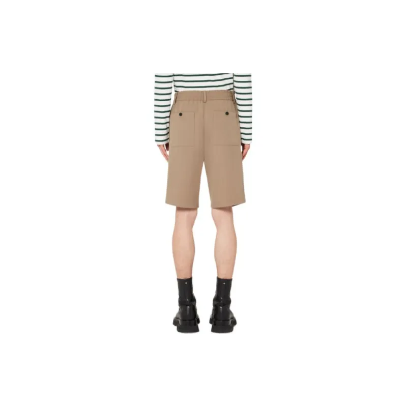 AMIPARIS Pleat Detailed Bermuda Shorts-1