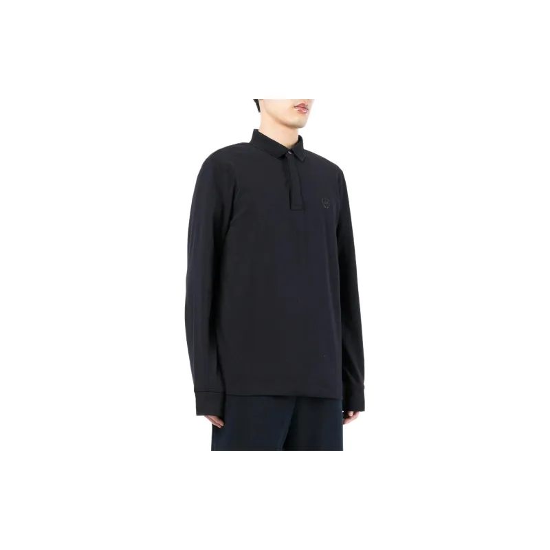 ARMANI EXCHANGEAE FW22 Polo Shirt Men's Black-3