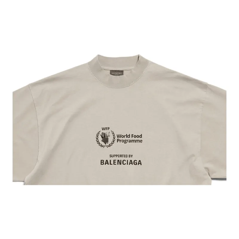 Balenciaga SS24 T Shirt Unisex Regular Fit Gray-8