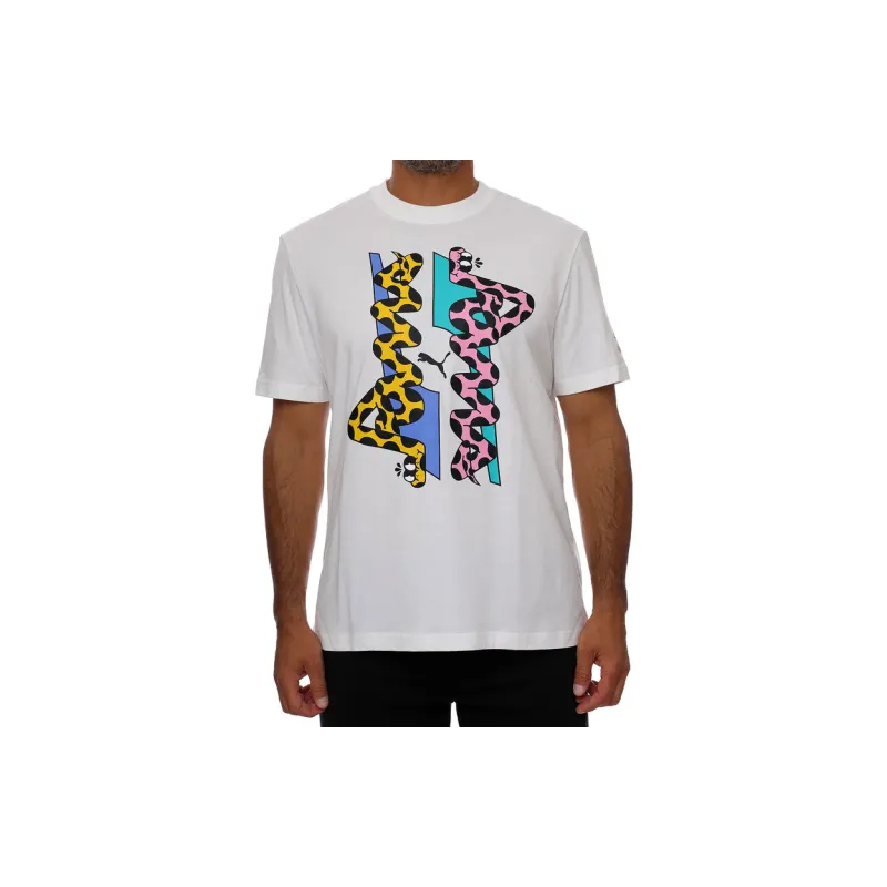 PUMA x AKA BOKU T Shirt Unisex White-2