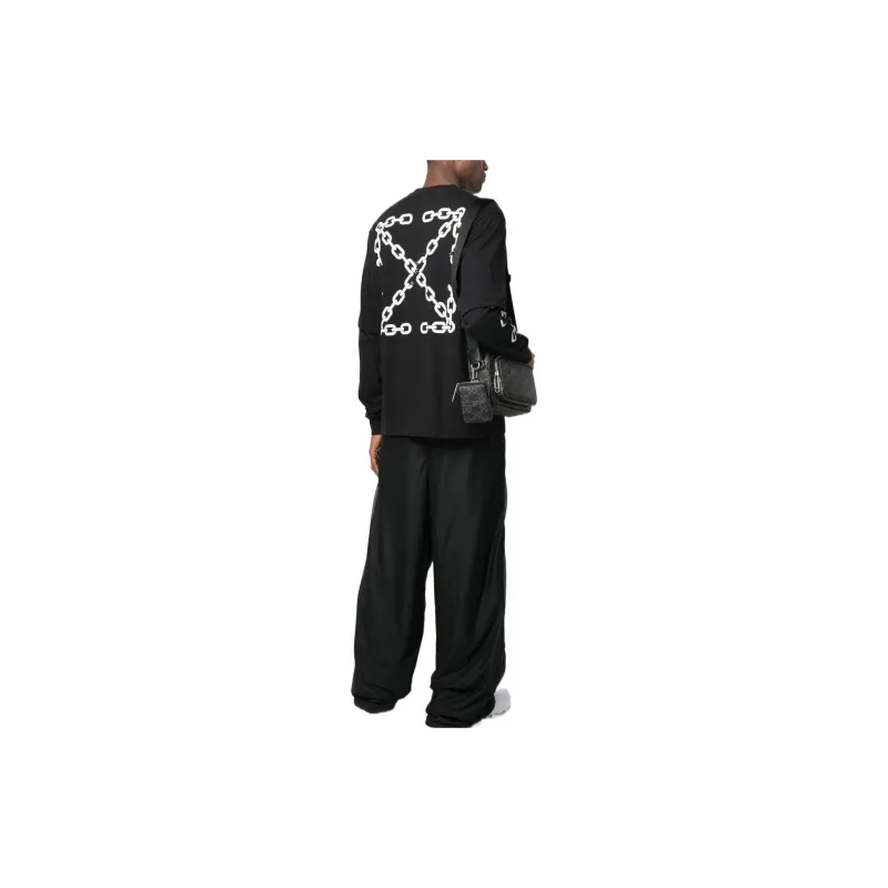 OFF WHITE Chain Arrow Double T shirt-3