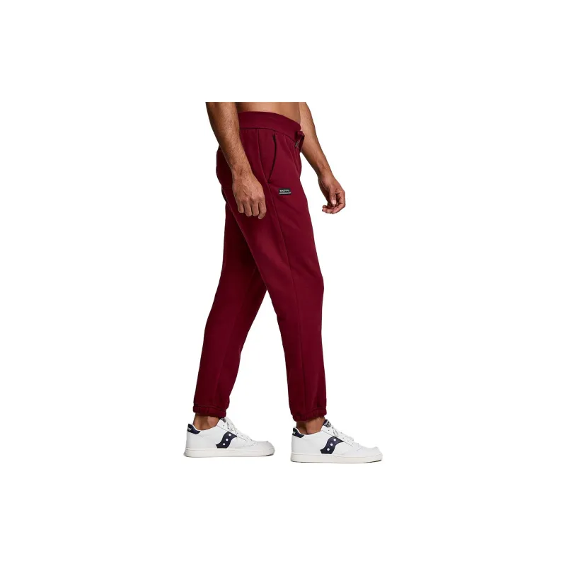 Saucony Recovery Casual Pants Unisex Sunset Red-3