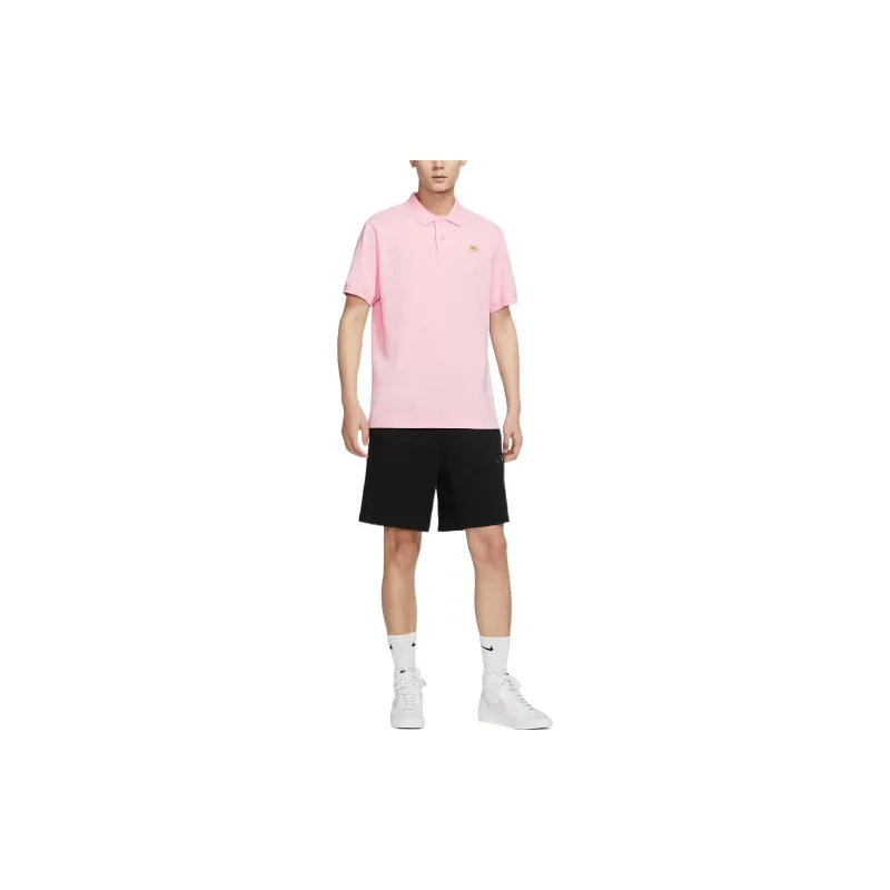 Nike Polo Shirts Men Pink-2