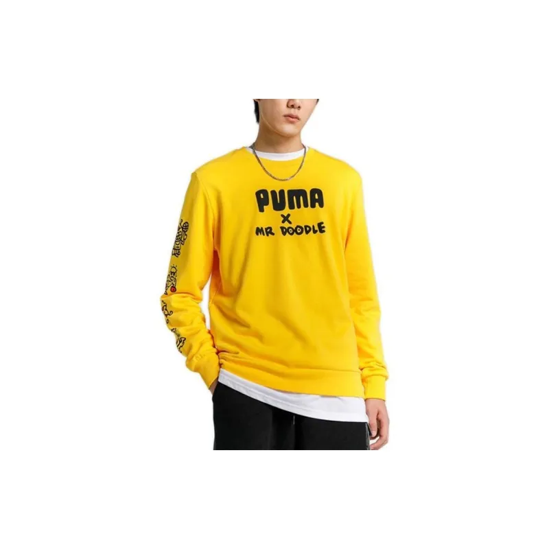 PUMA Sweatshirts Men Lemon-2