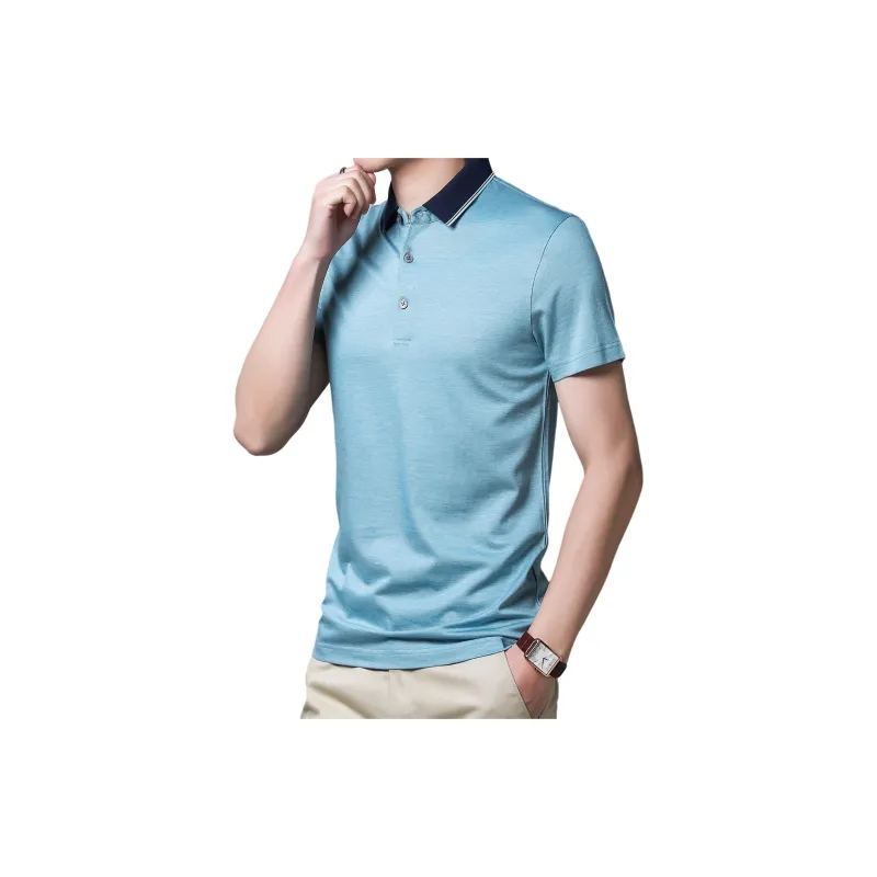 H YXIANG Polo Shirts Men-3