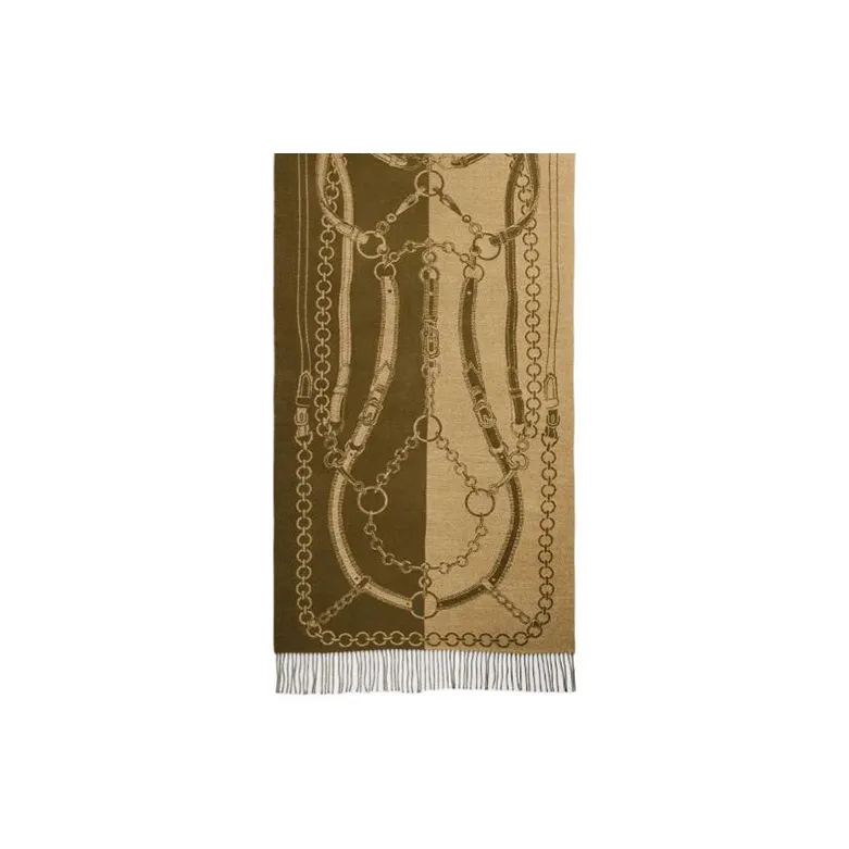 Ralph Lauren Acrylic Knit Scarves Women's Plant Green-2