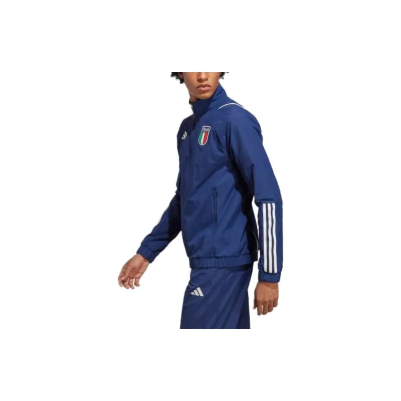 Adidas Italy Jackets Men Blue-3