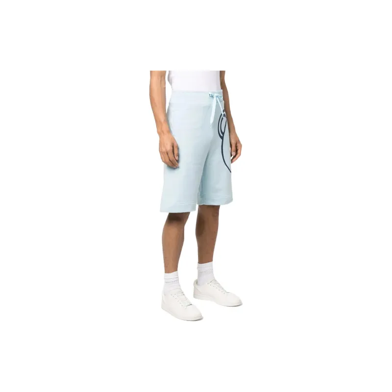 MOSCHINO Casual Shorts Men Blue-3