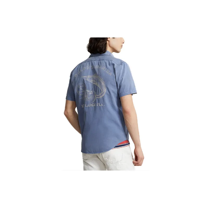 Polo Ralph Lauren Shirts Men Light Blue-1
