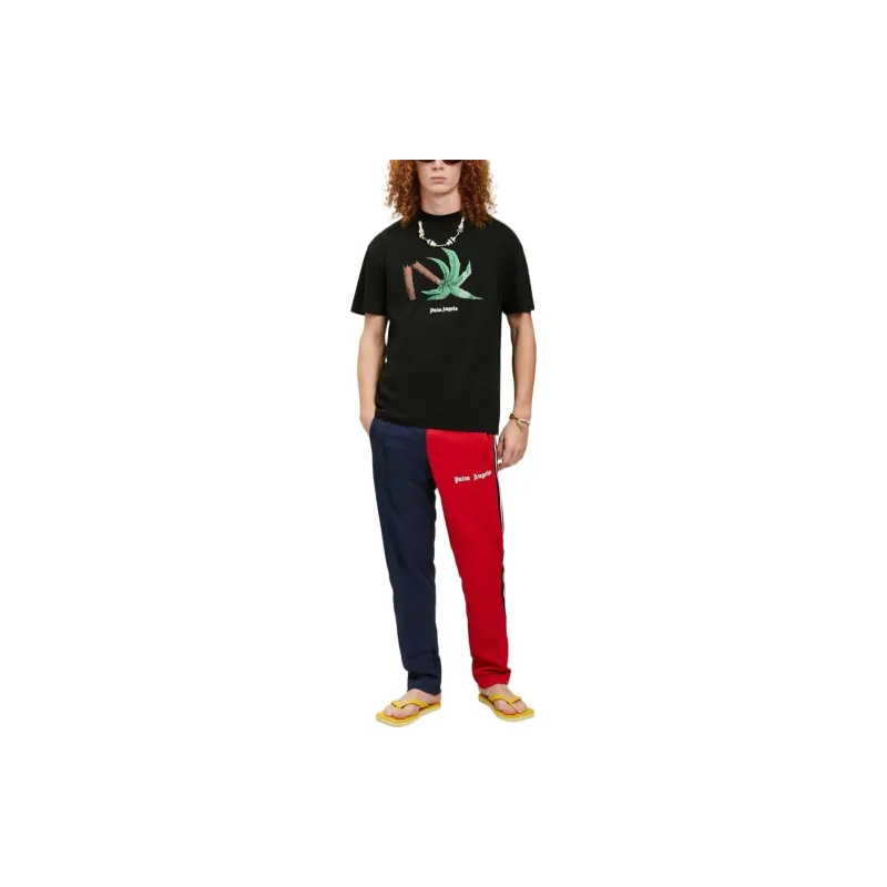 PALM ANGELS Broken Palm Classic T Shirt-1