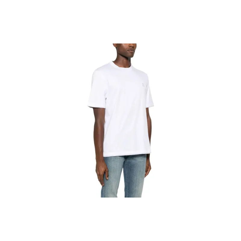 Brunello Cucinelli Logo Embroidered Layered T Shirt-1