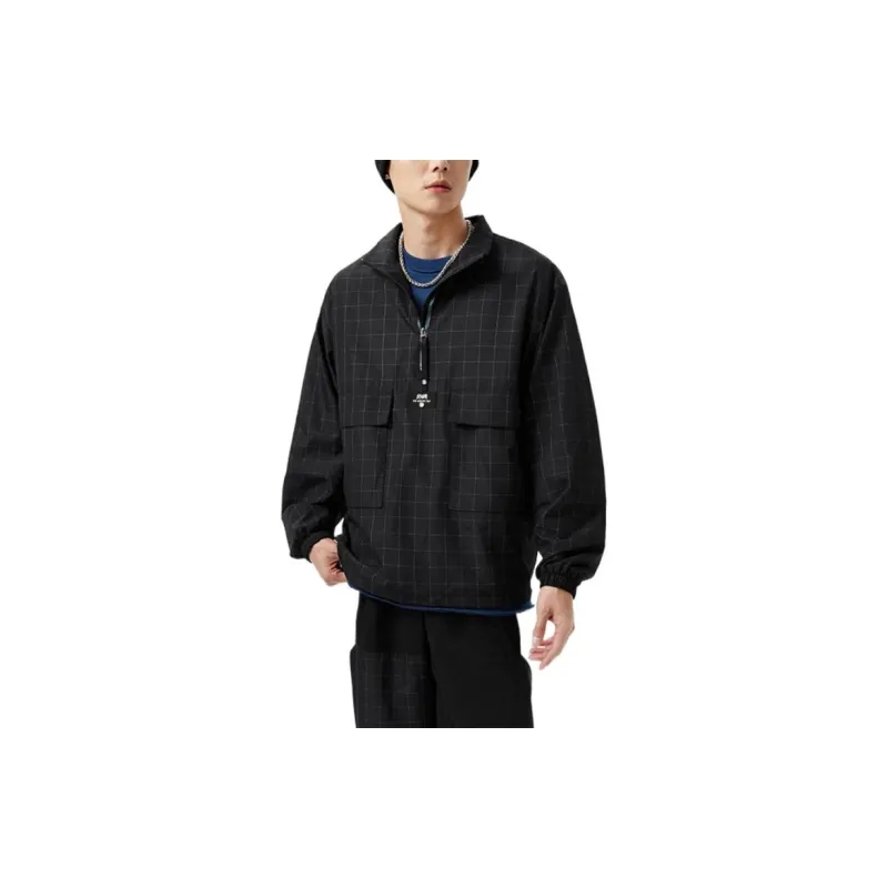 LiNing Badfive Trench Coat Men's Black-2