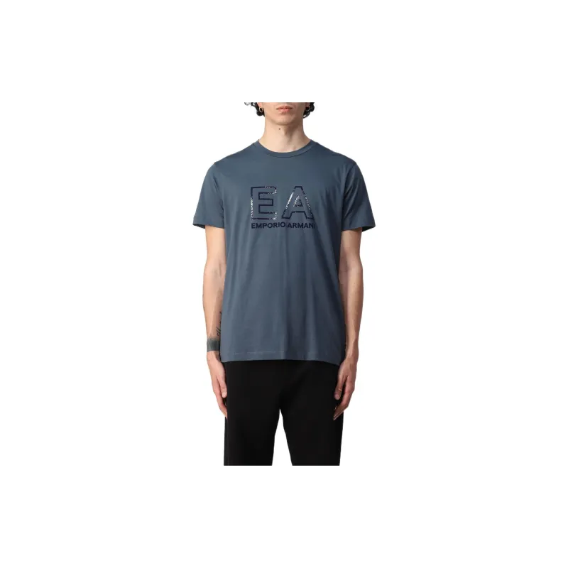 GIORGIO ARMANI T-Shirts Men Dark Blue-2