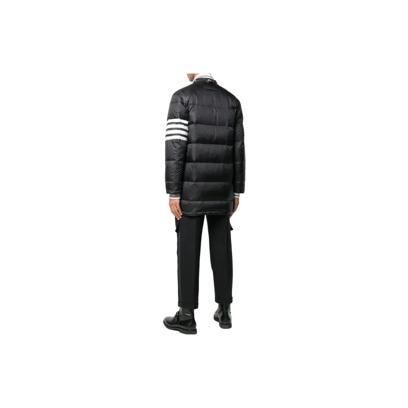 THOM BROWNE 4 Bar Padded Coat-2