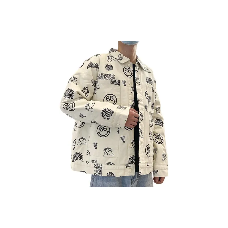 Vans Jackets Men Ecru-4