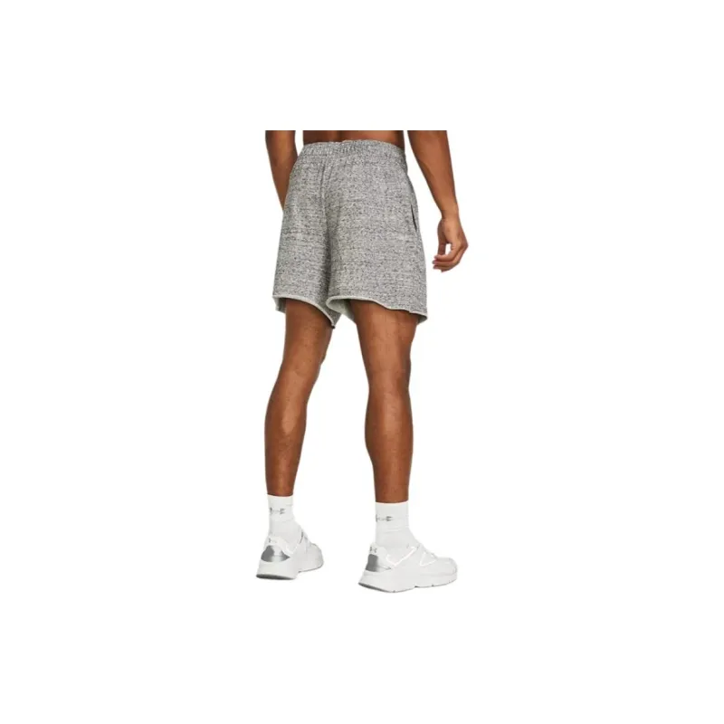 Under Armour UA Rival Terry Casual Shorts Men's Silver-3