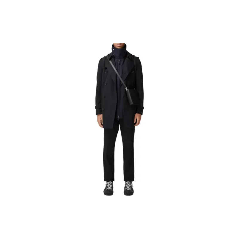 Burberry Trench Coat Men's Midnight Navy-1